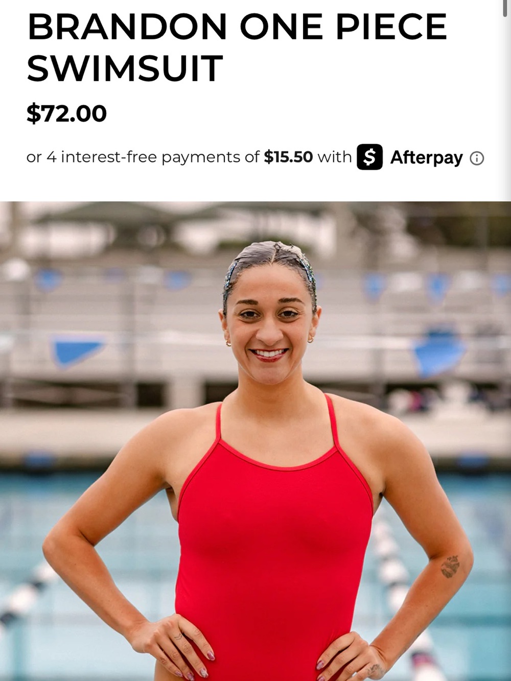 Jolyn - Brandon Red One-Piece Swimsuit